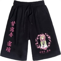 Kanroji mitsuri панталони кратко лято 3d плаж женски мъже аниме модни нови шорти