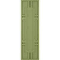 Екена Милуърк 15 в 60 х вярно Фит ПВЦ Хейстингс фиксирани монтажни щори, мъх зелено