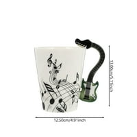 Креативна музикална бележка чаша керамична чаша за вода трайна чаша за напитки с мляко