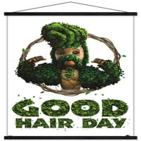 Marvel I Am Groot - Good Hair Day Poster с магнитна рамка, 22.375 34