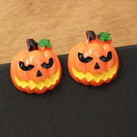 Qmelsky Halloween Pumpkins Bat висулка Обеци, които призраци призрачна капка Обеци за жени