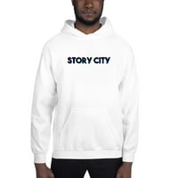 3XL Tri Color Story City Hoodie Pullover Sweatshirt от неопределени подаръци