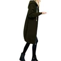 fvwitlyh дамски палта и якета зимни палта за жени сгъстяване на топло палто качулка парка външно гащеризони дълги якета