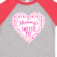 Тениска за подаръци за сладурче с розови сърца на мама на мама