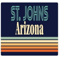 Стикер на Сейнт Джонс Аризона Винил стикер ретро дизайн