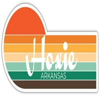 Hoxie Arkansas Sticker Retro Vintage Sunset City 70S Естетичен дизайн