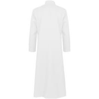 Tawop peacoat женско палто мъже и жени ретро ролеви игри костюм с дълга дължина ретро смокинг костюм бяло 10