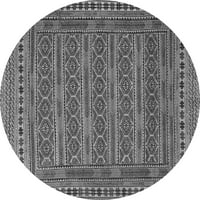 Ahgly Company Indoor Rectangle Southwestern Grey Country Area Rugs, 2 '4'