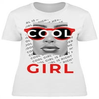 Готино момиче текстова тениска жени -Маг от Shutterstock, женски х-голям