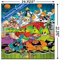 Looney Tunes: Space Jam - Класически плакат за стена с бутални щифтове, 14.725 22.375