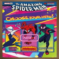Marvel Comics - Spider -Man: Отвъд невероятно - Изберете вашия плакат за стена на героя, 22.375 34 рамки