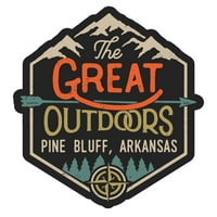 Pine Bluff Arkansas The Great Design Design Vinyl Decal Sticker