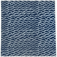 Вълни абстрактни флотски райони килим от Kavka Designs