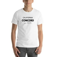 Недефинирани Подаръци Конкорд Калифорния Смел Къс Ръкав Памучна Тениска