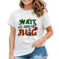 Подарък за буболе за насекоми за ентомолози и любители на бъгове тениска тениска изчакайте виждам бъг риза бяла 2x-голяма