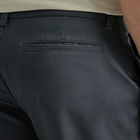 Лий® Мъжки легендарен плосък фронт спокоен прав панталон с бръчки съпротива