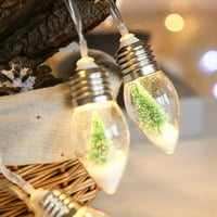 6.6ft LED топло бяло мини меден тел приказна светлини пригодни DIY парти сватбена маса централни части декор