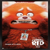 Disney Pixar, превръщайки червено - Тийзър един лист стенен плакат, 14.725 22.375 рамки