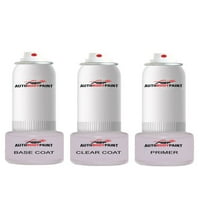 Докоснете Basecoat Plus Clearcoat Plus Primer Spray Paint Kit, съвместим с кобалтово синьо металик Q Audi