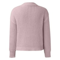 Бутон за плетене на жилетка за жени с дълъг ръкав с големи размери Knit Cardigans Universal Threads Cardigan