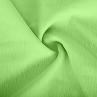 Памучни и ленени ризи за мъже свободни годни плътни цветни бутон надолу с къса ръкав с жилетка на жилетки Небрежни удобни меки топ блуза зелено xs