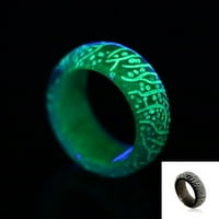 Jikolililili Fashion Trend Summer Night Creative Design Флуоресцентна пръстенска бижута Подарък Хипоалергенни пръстени Коледни сделки Разчистване