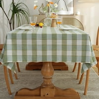 Voguele покривка покрива масата платове домашен декор винтидж покривки за миене декоративно масло-устойчиво правоъгълник, бродиран лимон жълт 55. *78. в