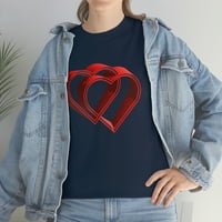 Тениска на преплетени сърца