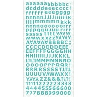 Стикери за азбука 6 x12 лист-масив бриз