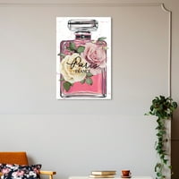 Уинууд студио Канвас спрей на розова страст Мода и глем Парфюми стена арт Канвас Принт розов 20х30