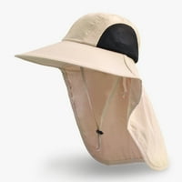 Дамски шапки Лятна солидна слънчева шапка Модни шапки за жени бежови