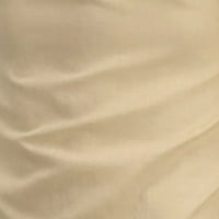 Мъжки леки дишащи дишащи ежедневни модни риза твърд цвят дълъг ръкав памук и бельо свободно удобно блуза khaki l