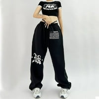 Xinqinghao Plus Размер товарни панталони за жени жени свободни еластични джогинг панталони Панталони за джогинг.