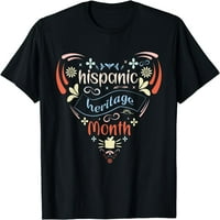 Тениска на националното испанско наследство на месец американци