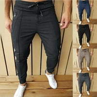 Човек ежедневни джоги панталони суитчъни товари бой за цип спортни тренировъчни панталони