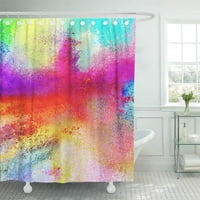 Цвят абстрактно многоцветен прах фон воден акварелен художествен художествен душ завеса