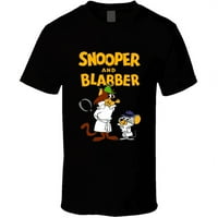 Тениска за връщане на Snooper and Blaber Classic Retro Vintage T threadback тениска