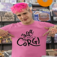 Всичко, от което се нуждаете, е Corgi тениска мъже -Маг от Shutterstock, мъжки големи